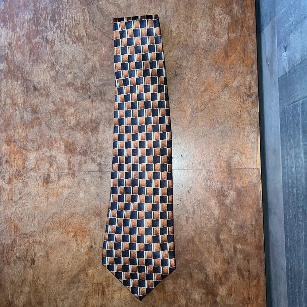 Brown Black and Tan Pierre Cardin Tie